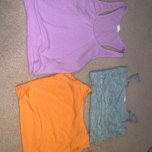 Cute colorful crop tops